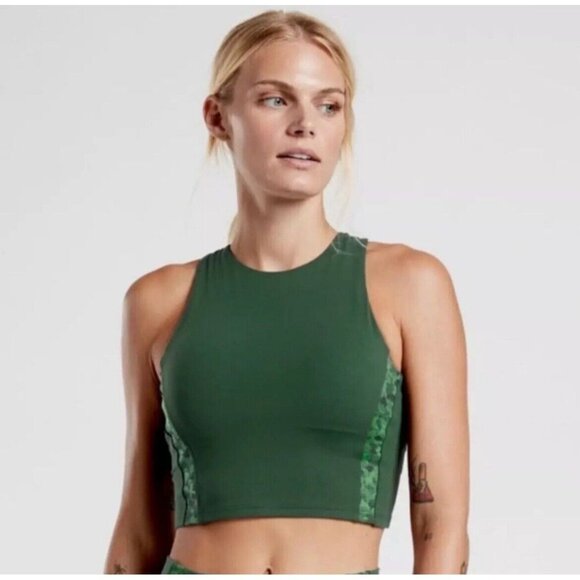 Athleta Other - Athleta Conscious Crop Top Serene D-DD Sports bra, YOGA Crop Tank Sz 3X NWT $64